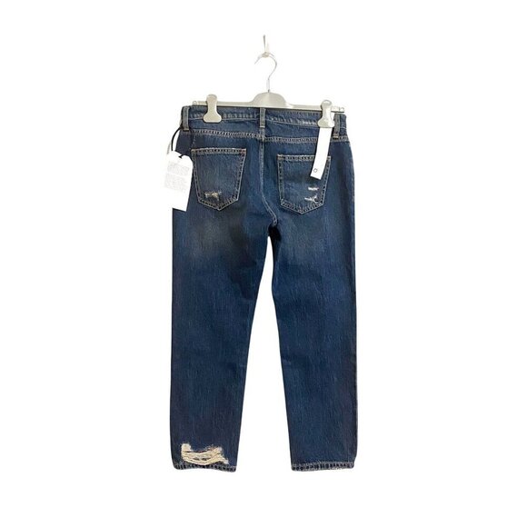 Current/Elliott The Repaired Fling Distressed Crop Jeans size 26, New with Tag - Picture 4 of 16